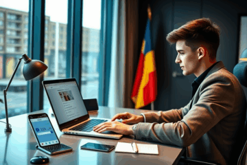 Imagine cu un om obținând împrumut digital rapid în 24 de ore