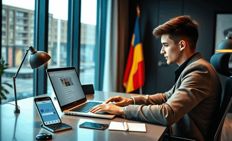 Imagine cu un om obținând împrumut digital rapid în 24 de ore