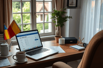 Calculator pe masă cu documente pentru un credit personal online