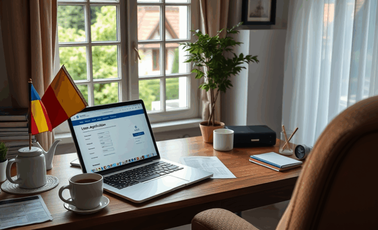 Calculator pe masă cu documente pentru un credit personal online