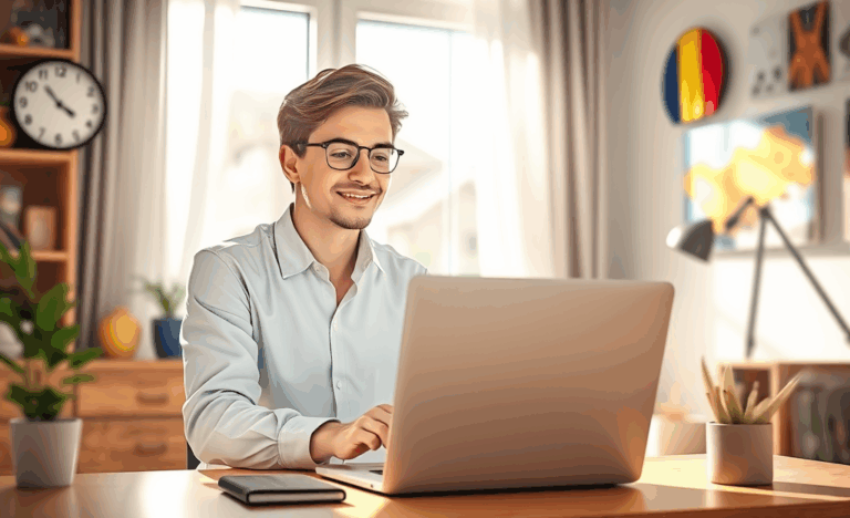 Imagine cu un utilizator primind instantaneu aprobarea pentru un credit digital online.