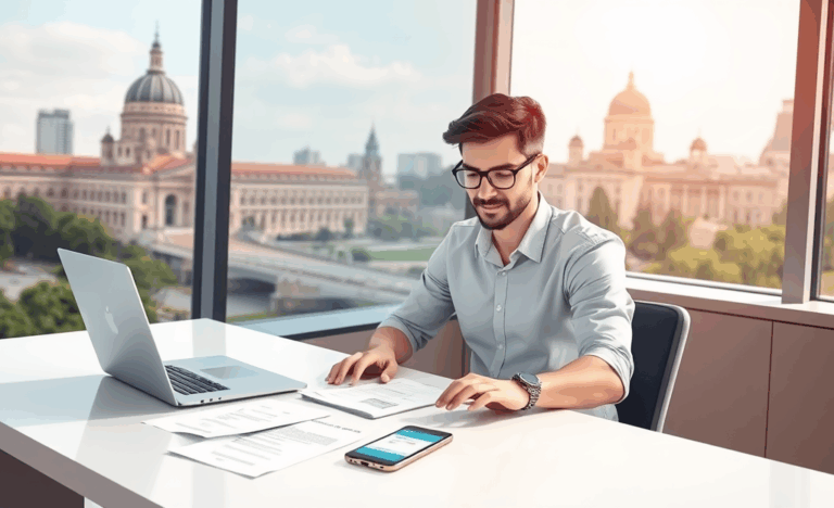 Imagine reprezentând procesul de analiză digitală pentru acordarea unui credit personal.