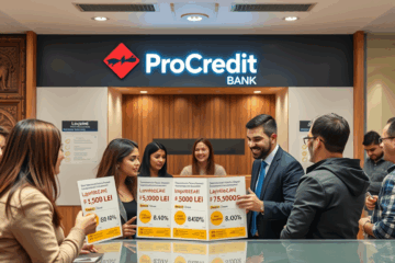 Bancă oferind împrumuturi cu garanție simplificată de la ProCredit Bank