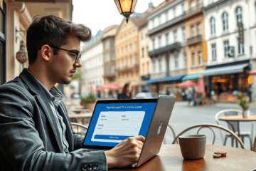 Imagine reprezentând conceptul de împrumuturi rapide și sigure online