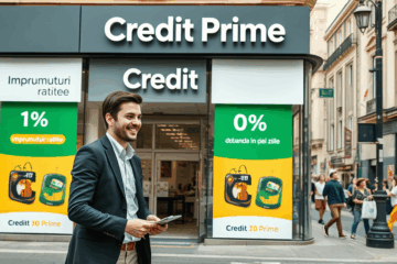 Imagine reprezentând rapiditatea și simplitatea împrumuturilor oferite de Credit Prime